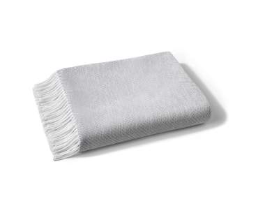 Napa Fringe Deck Blanket in Cocoon Ash