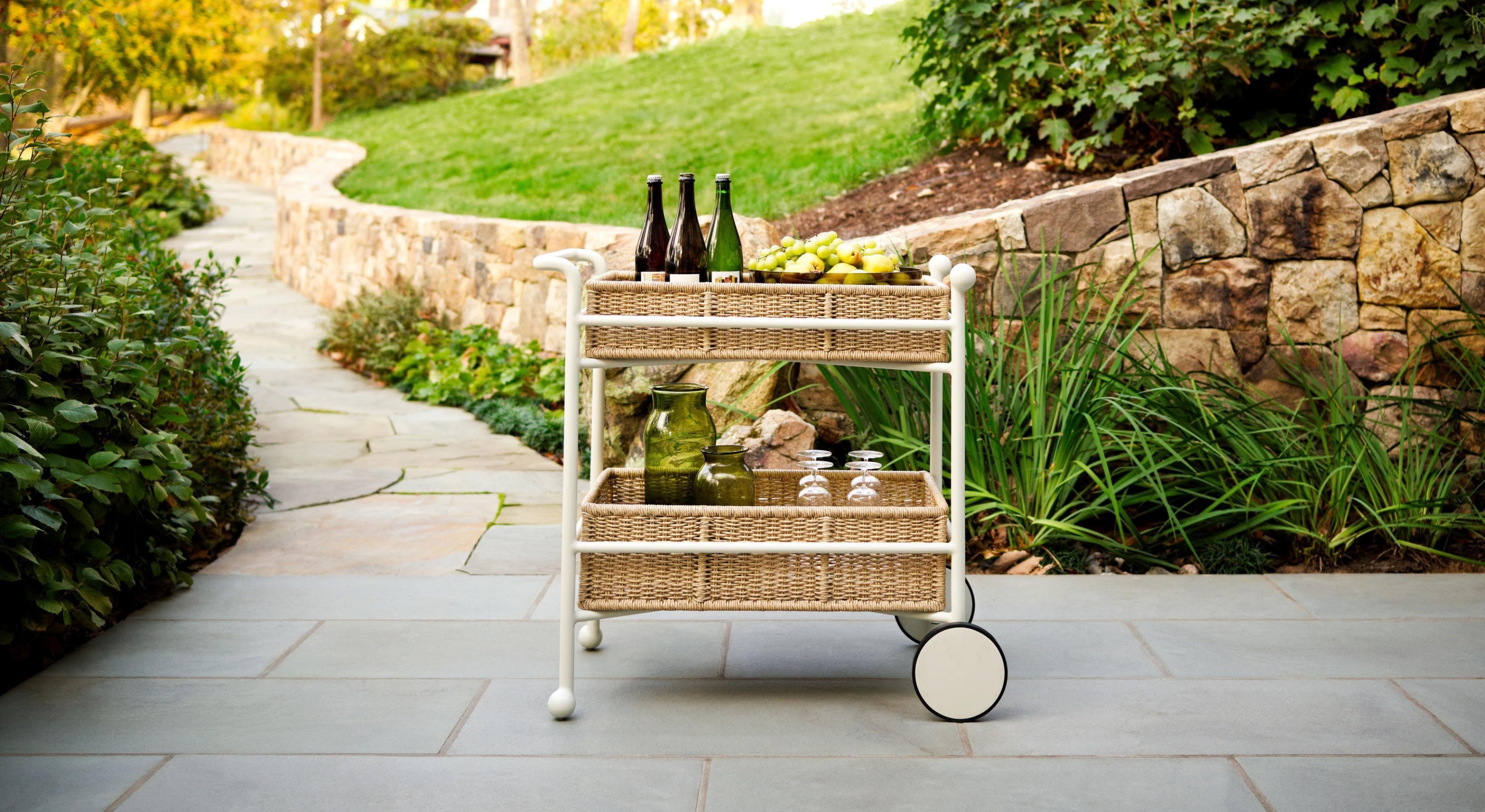 バリスタンド オーク Baristand oak ver. Thirza Drinks Cart | McKinnon and Harris