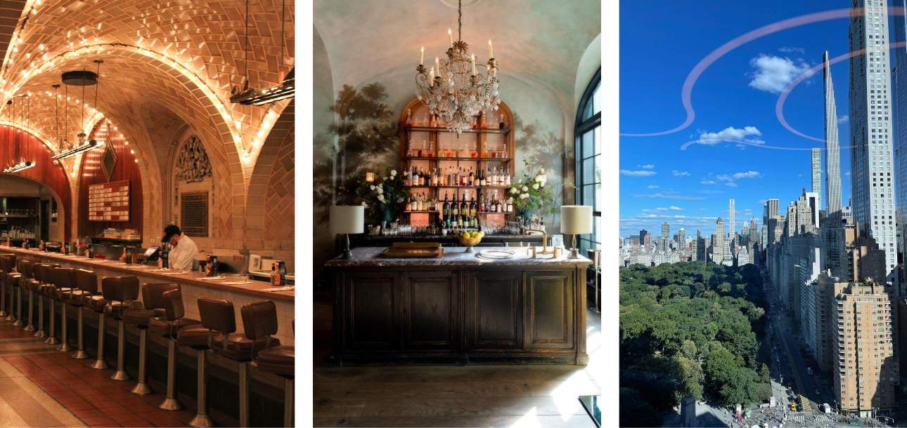 Grand Central Oyster Bar, Le Coucou, Bar at Mandarin Oriental