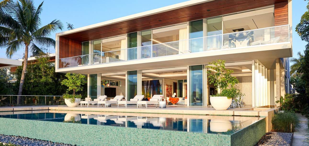 McKinnon and Harris at a Miami waterfront home. Architecture and Interior Design by Ingrao Inc. Photo by Genevieve Garruppo.