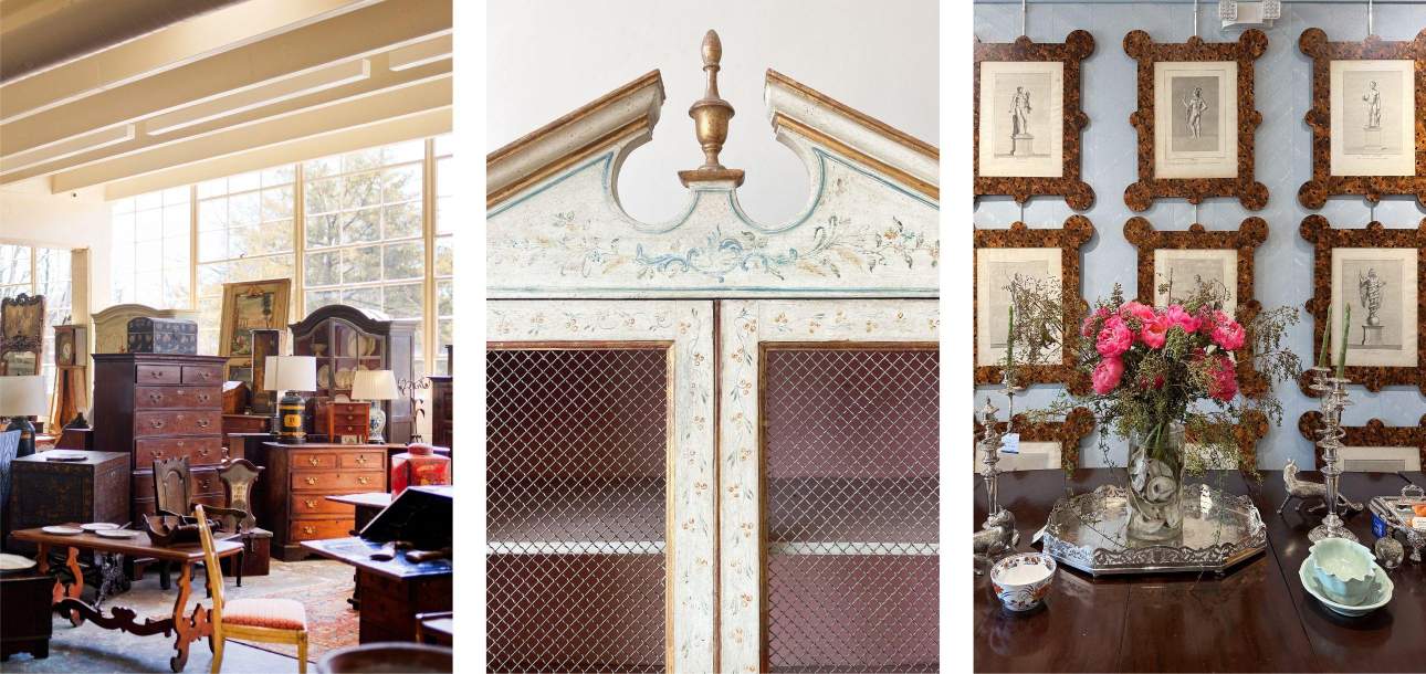 Kim Faison Antiques, Sheppard Street Antiques, and Westbrook and Friends in Richmond, Va