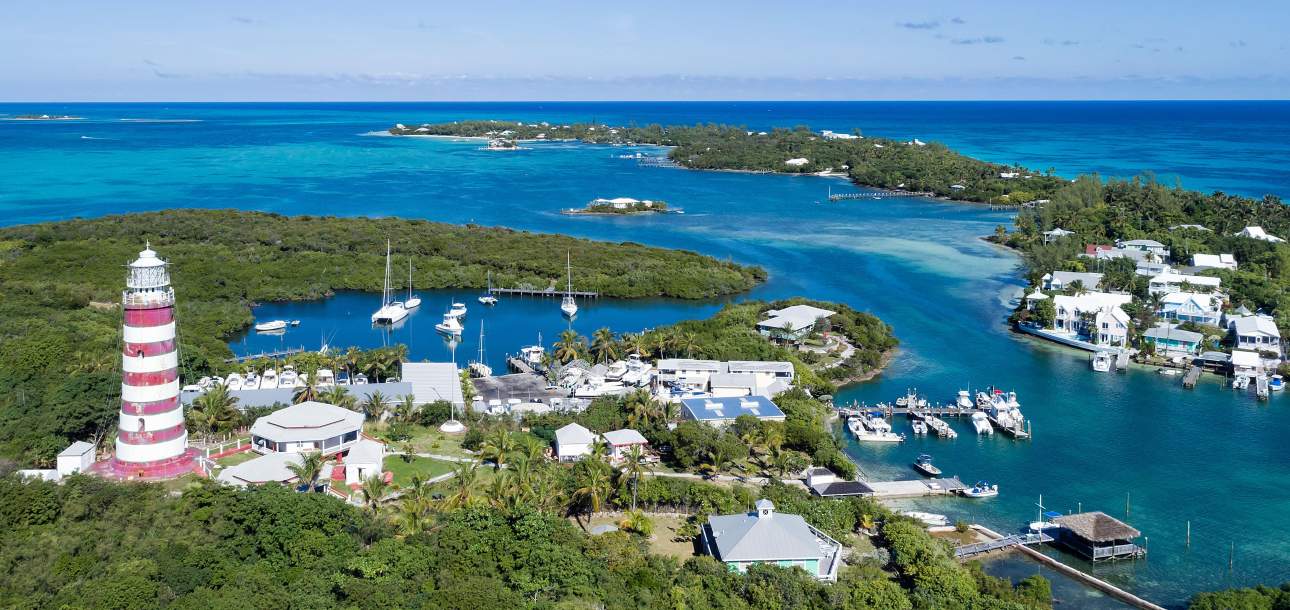 Overhead Image of The Abacos