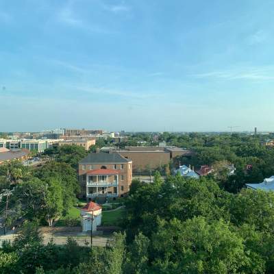 Overhead Image of the Joseph Manigault House in Charleston, SC