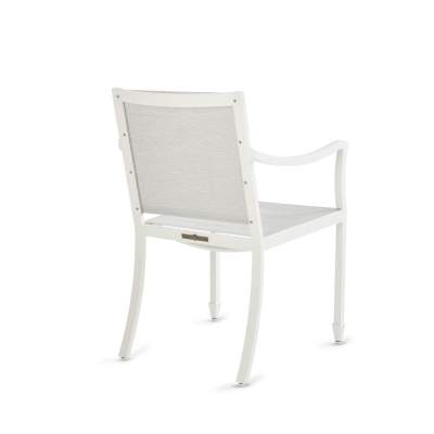 Beaufort Yacht Dining Arm Chair finished in Classic White