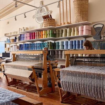 Image of Nantucket Looms. Photo Courtesy of Nantucket Looms photographed by Matt Kisiday
