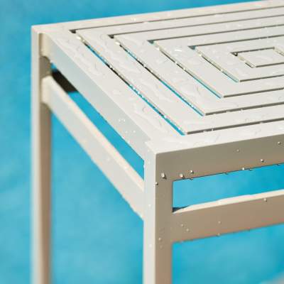 Hepplewhite Side Table poolside