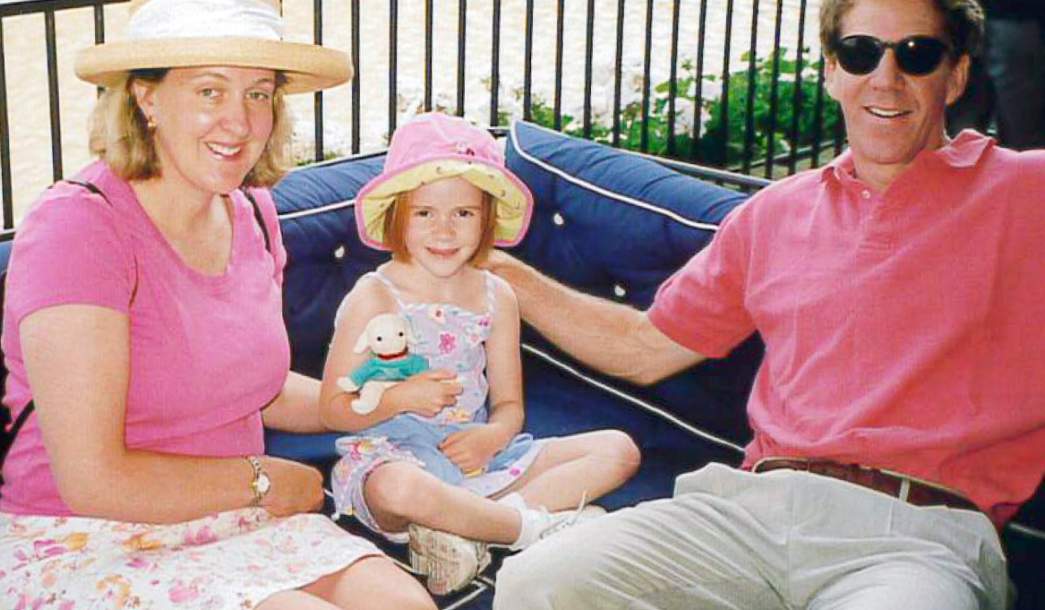 Co-founder Will Massie with wife and daughter in Florence, Italy