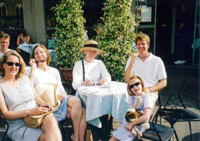 McKinnon and Harris co-founders Will and Anne Massie in Florence, Italy with family