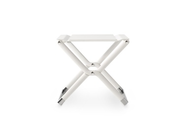 Scout Folding Yacht Table shown in classic white