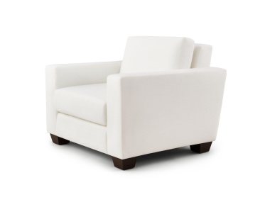 Peristyle Club Chair shown in La Dolce Vita Swan Fabric