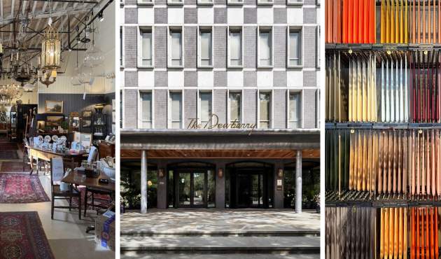 Image of Charleston area shops + The Dewberry Hotel for McKinnon and Harris's Designer's Guide to Charleston