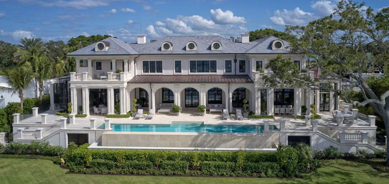 A home in Florida outfitted with McKinnon and Harris furniture. Design by Heather Wells.