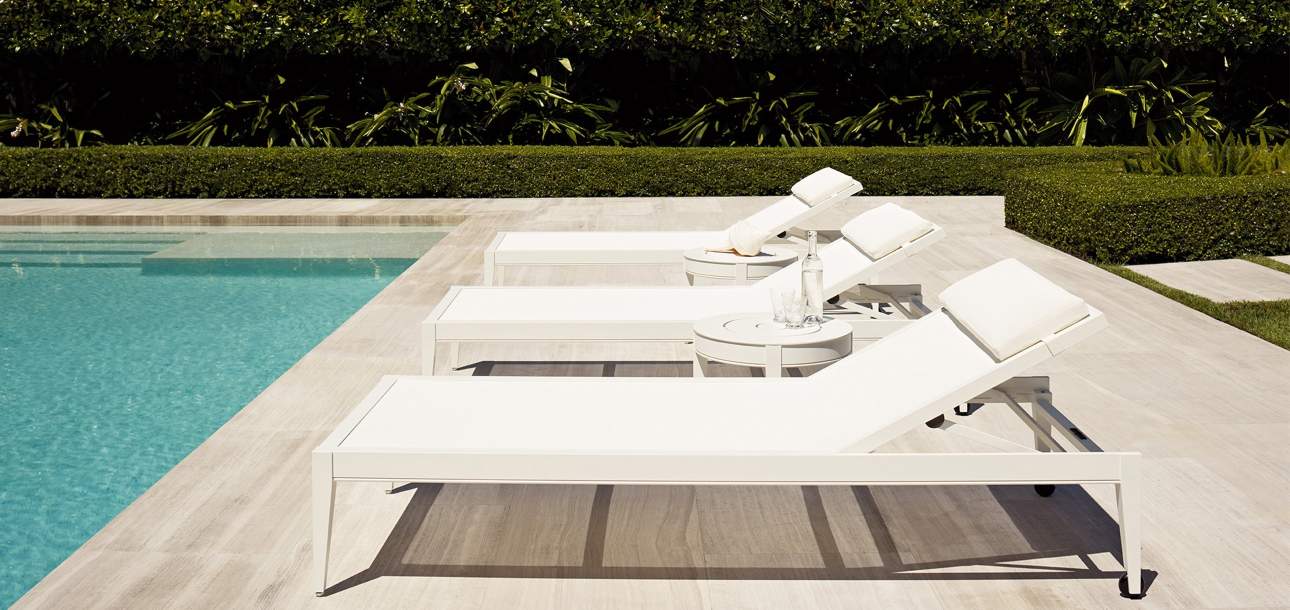 duVal Yacht Sun Chaises poolside