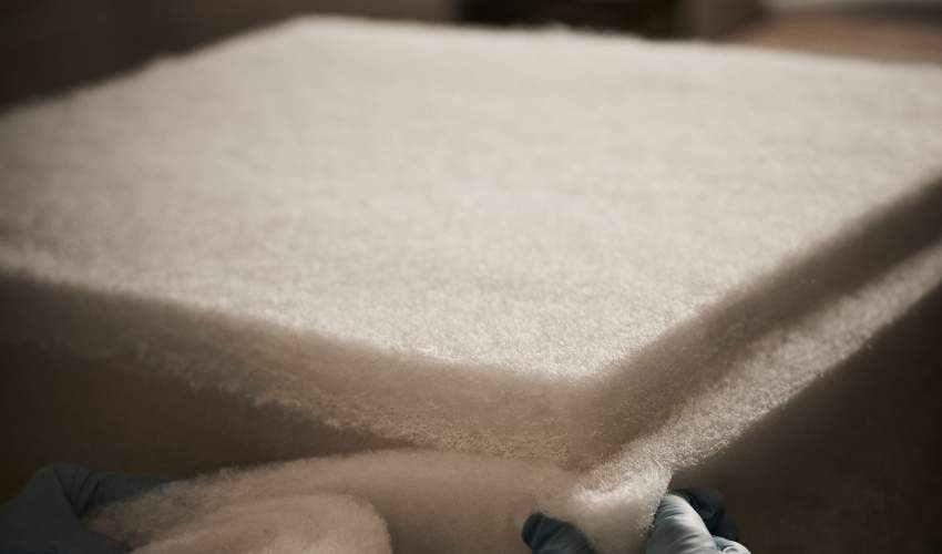 Image of the foam of McKinnon and Harris high performance cushions