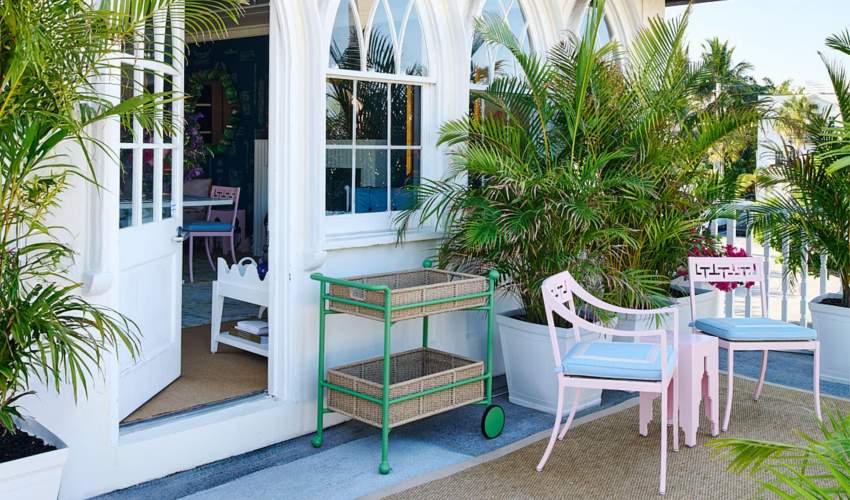 McKinnon and Harris furniture at Palm Beach Atelier (Photo by Richard Powers)