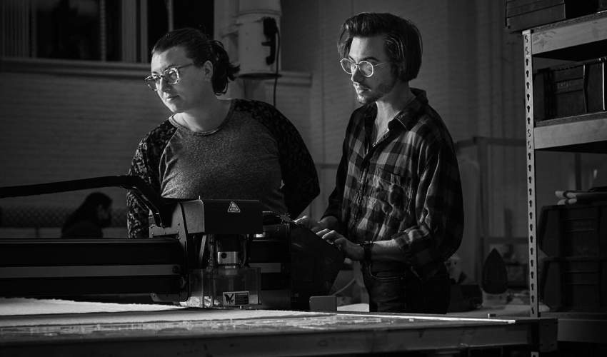 McKinnon and Harris Textile Production  - Image of Craftspeople
