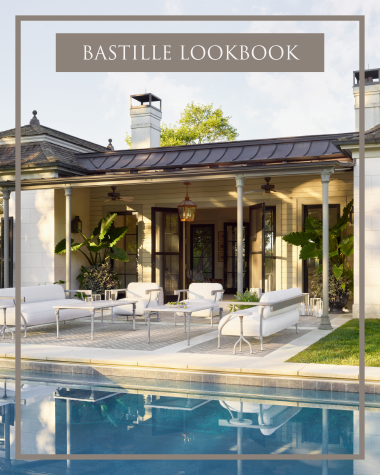 Image of Bastille & Dionysus Lounge Collection poolside at a home in Charlottesville, Va
